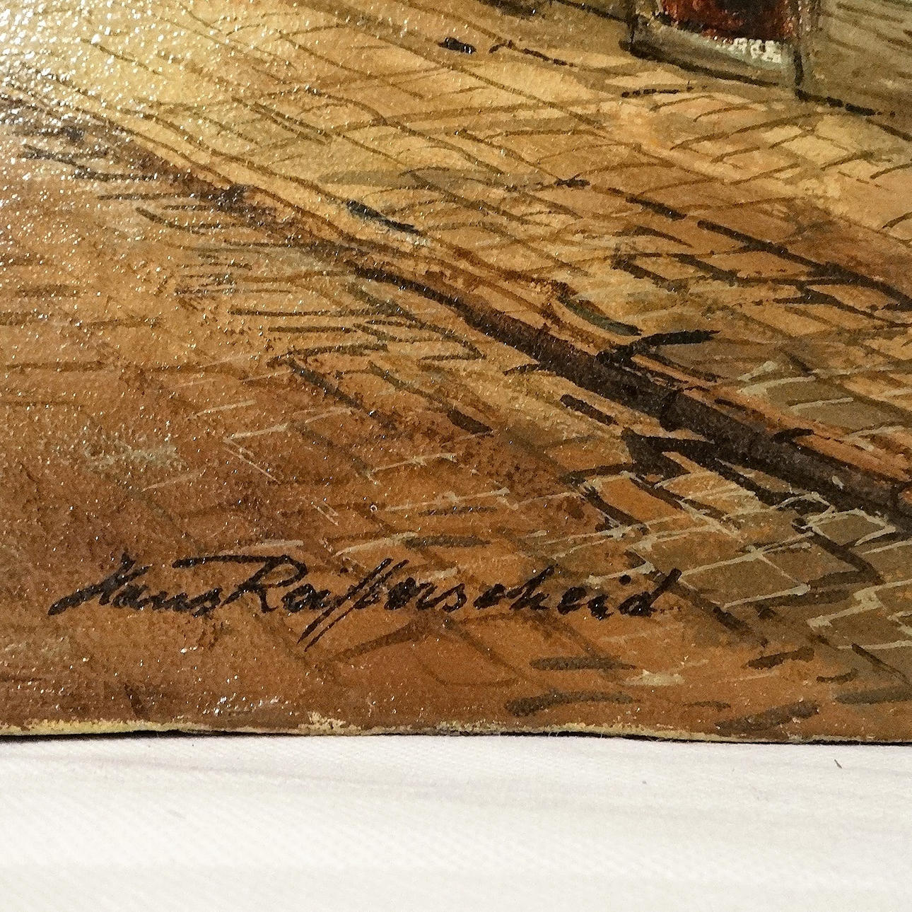 HANS REIFFERSCHEID (1901-1982). In Garmisch-Partenkirchen, oil