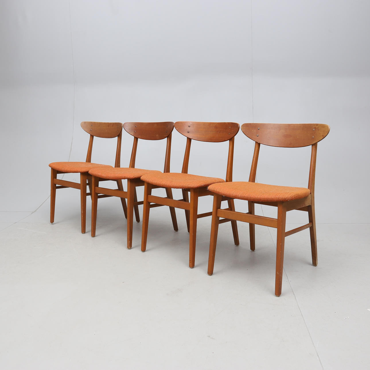 CHAIRS, 4, teak, "Monaco", IKEA/Farstrup, 1960s.