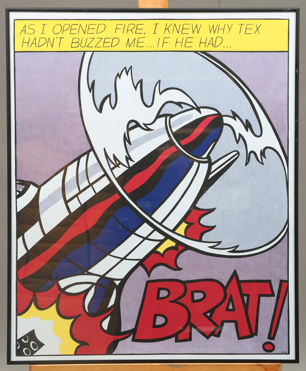 ROY LICHTENSTEIN. efter, litografiska tryck, 2 av 3.