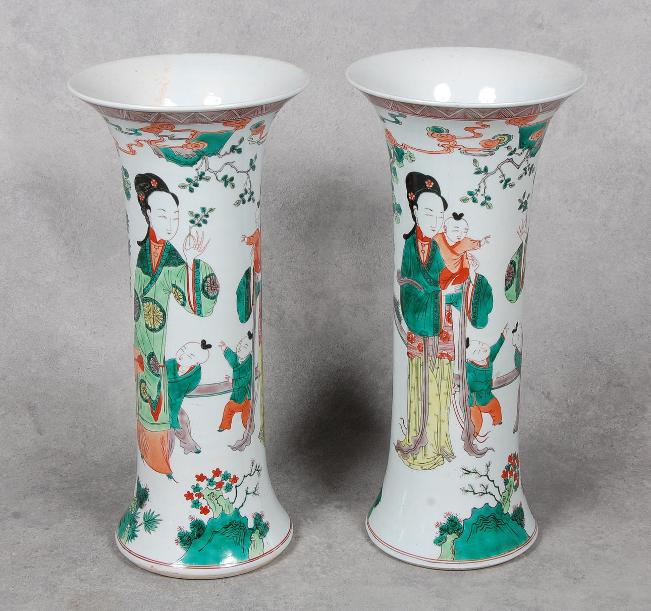 GOLVVASER, 1par, porslin, Kina.