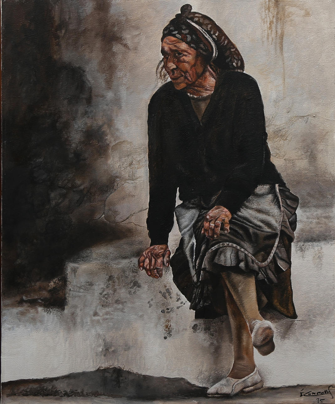 IGNASI CORRONS. ”Zigenarkvinnan”.