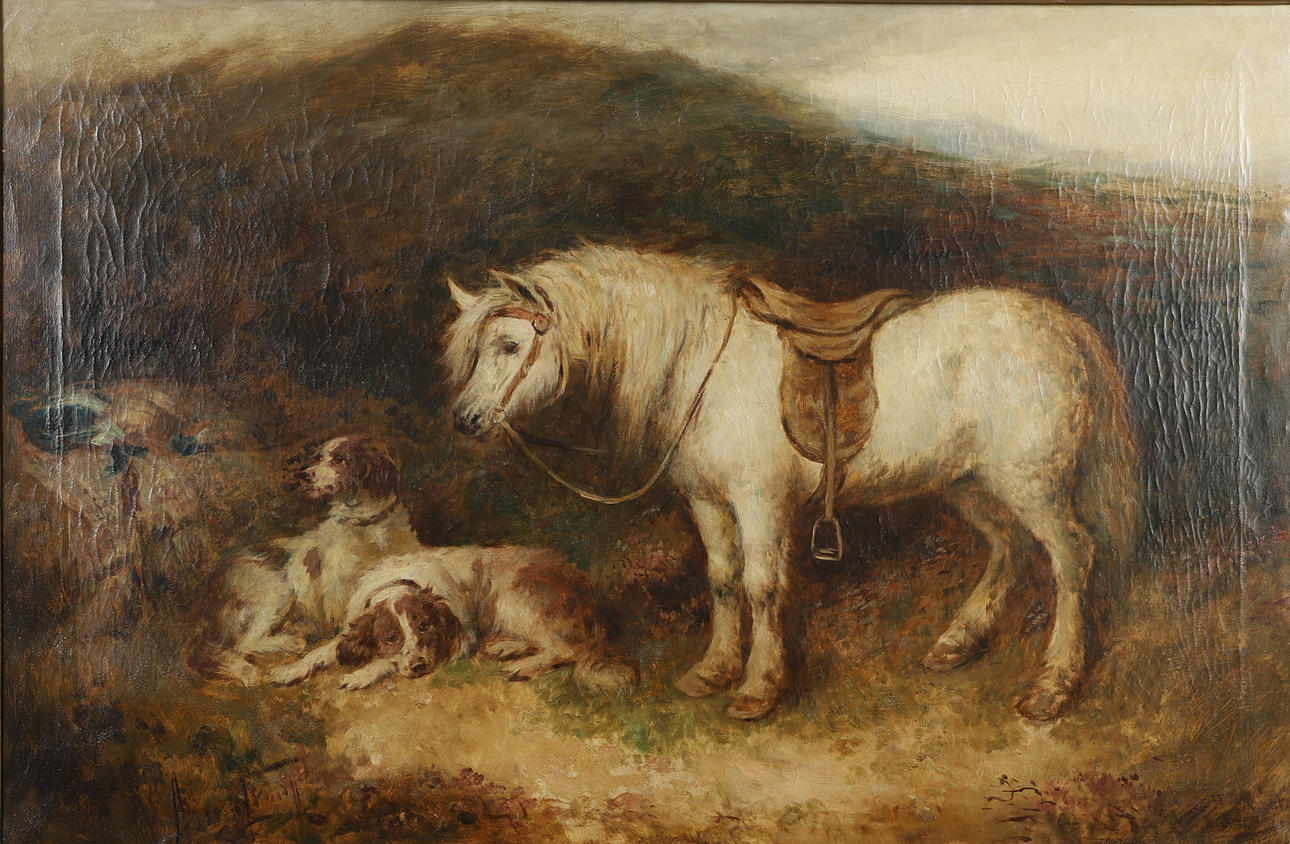 EDWARD ARMFIELD (1817-1896). WAITING FOR THE GUNS.