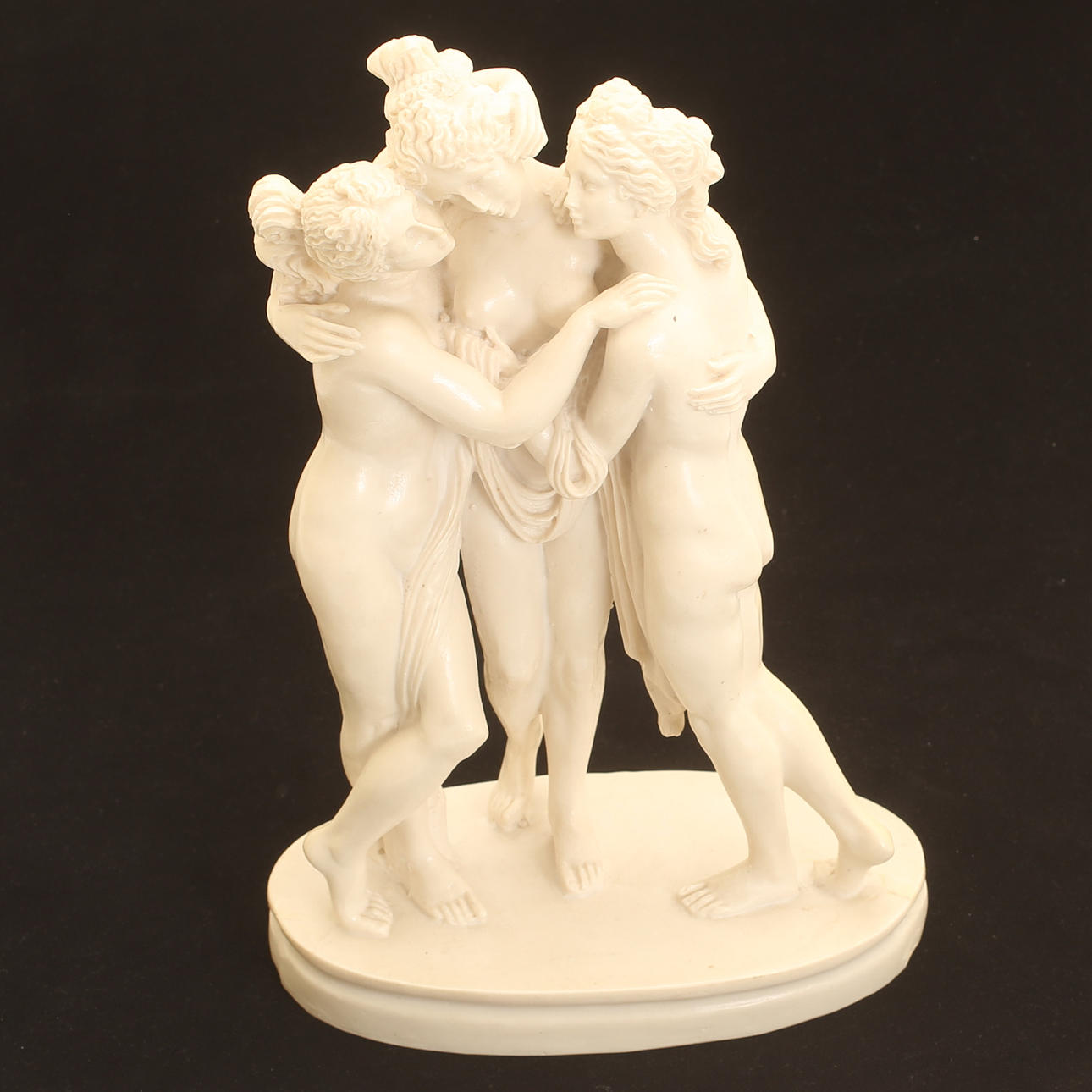 SKULPTUR, "De tre gracerna". gips, 1900-tal.