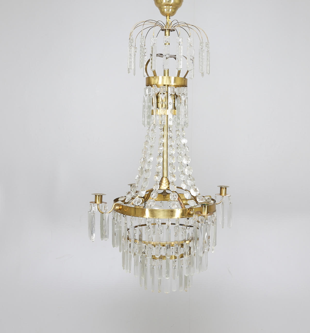 LJUSKRONA, Gustaviansk stil, Höjd 105 cm, 18/1900-tal.