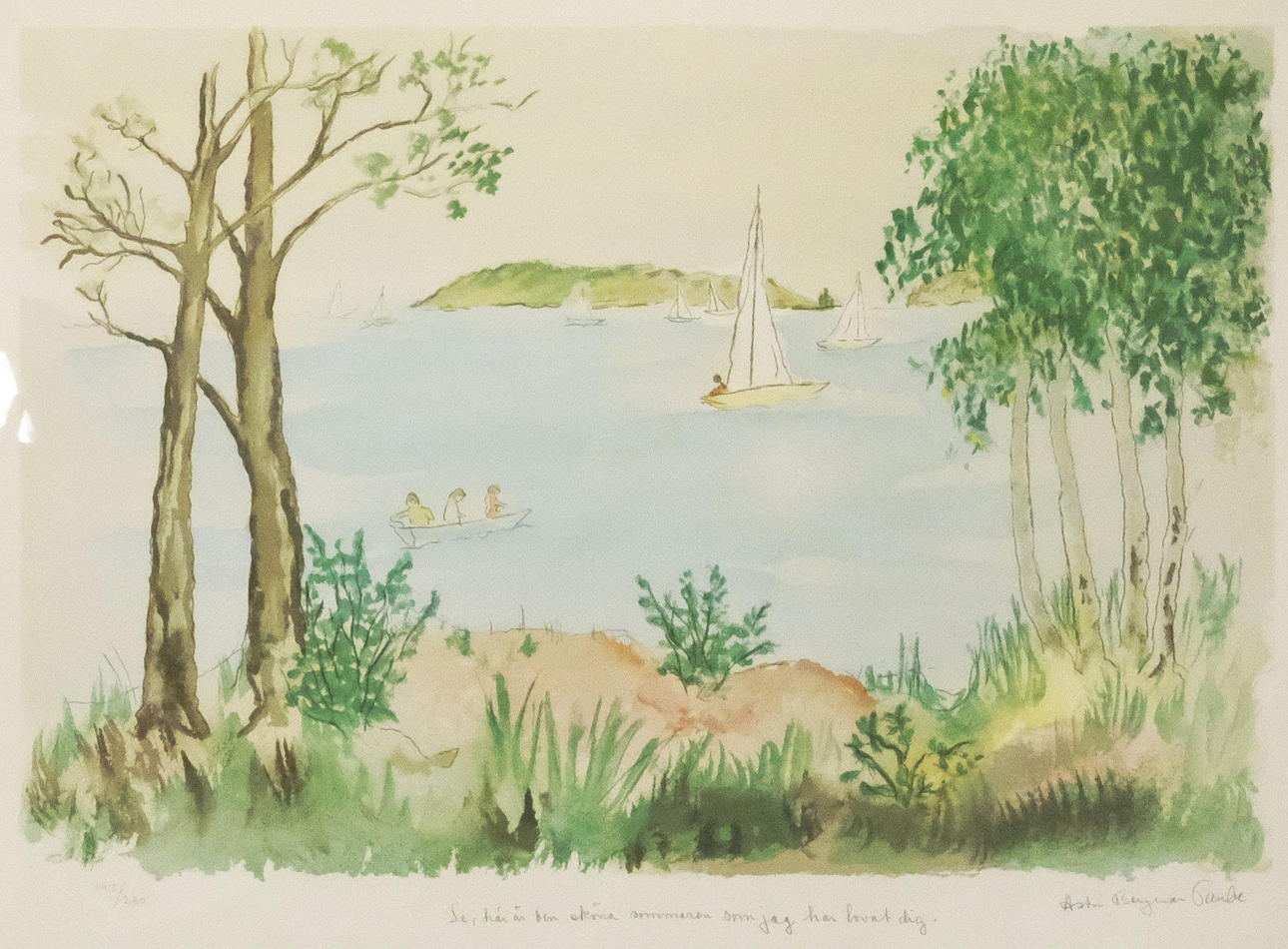 ASTRI BERGMAN-TAUBE. LITHOGRAPHIE.