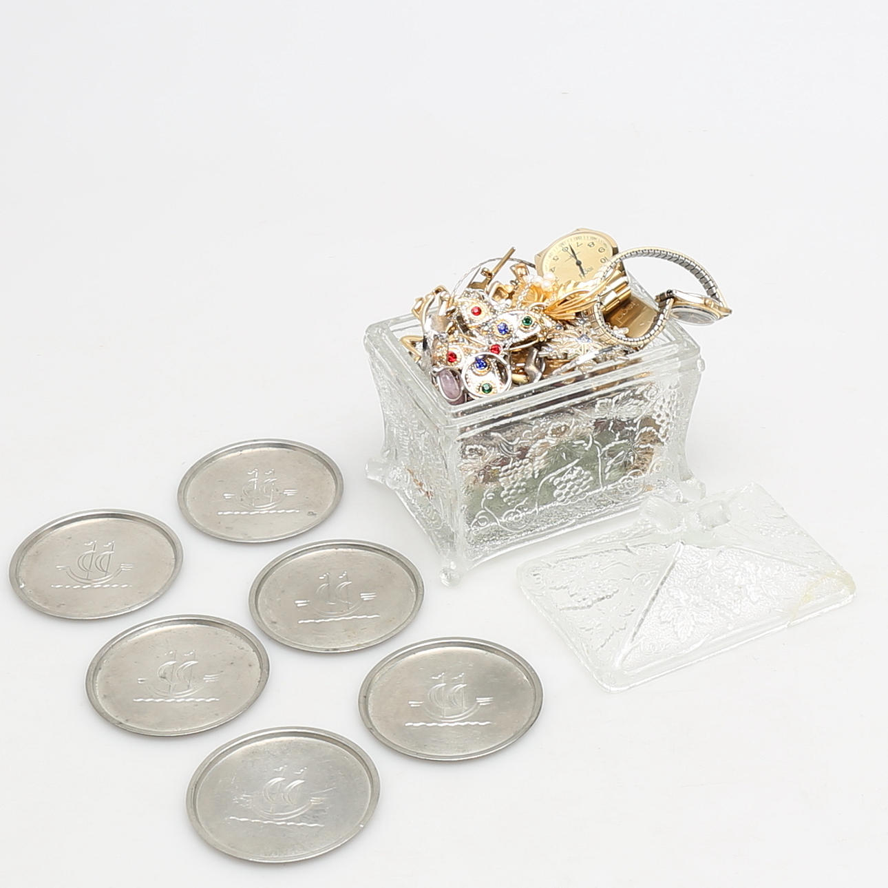 PARTI BIJOUTERIER och diverse, ca 30 delar, 1900-talet.