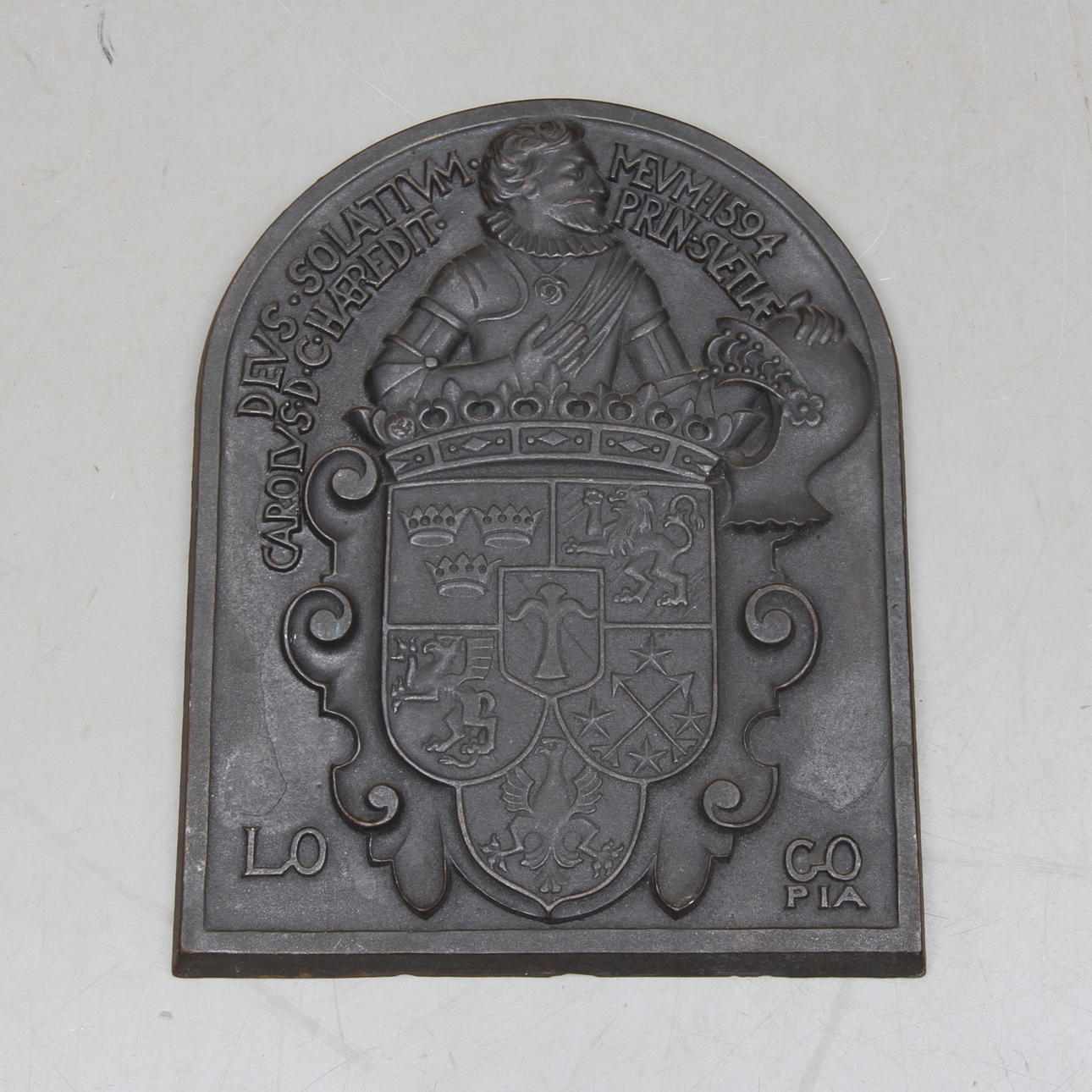 PLATTA, gjutjärn, 18/1900-tal.