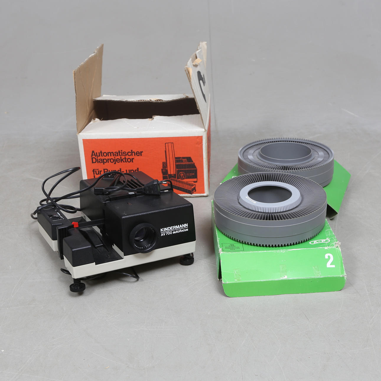 DIA-PROJEKTOR, Kindermann AV 700 Autofokus.