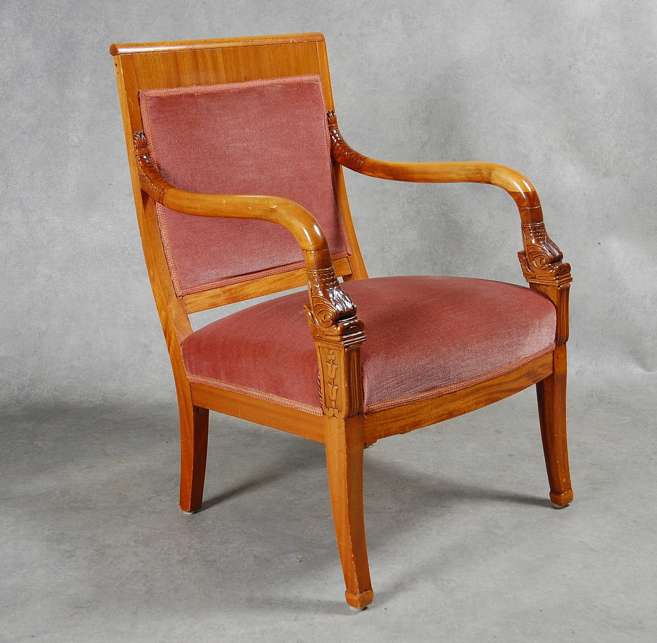 KARMSTOL, Biedermeier, 1800-talets mitt.