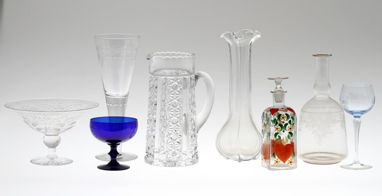 PARTI GLAS, 18 delar, bland annat dessertskålar.