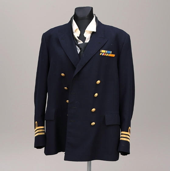 UNIFORM, sjökapten, 4 delar, 1900-tal, storlek D116.