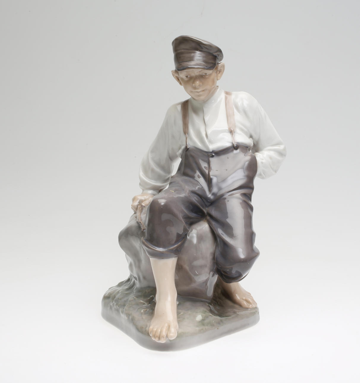 FIGURIN, porslin, Vallpojke, Royal Copenhagen.