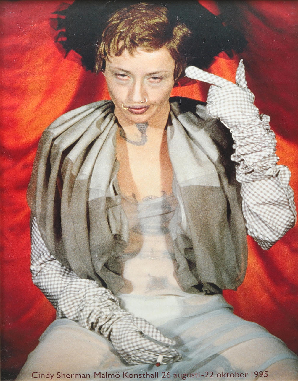 EXHIBITION POSTER, offset print, Cindy Sherman, Malmö Konsthall.