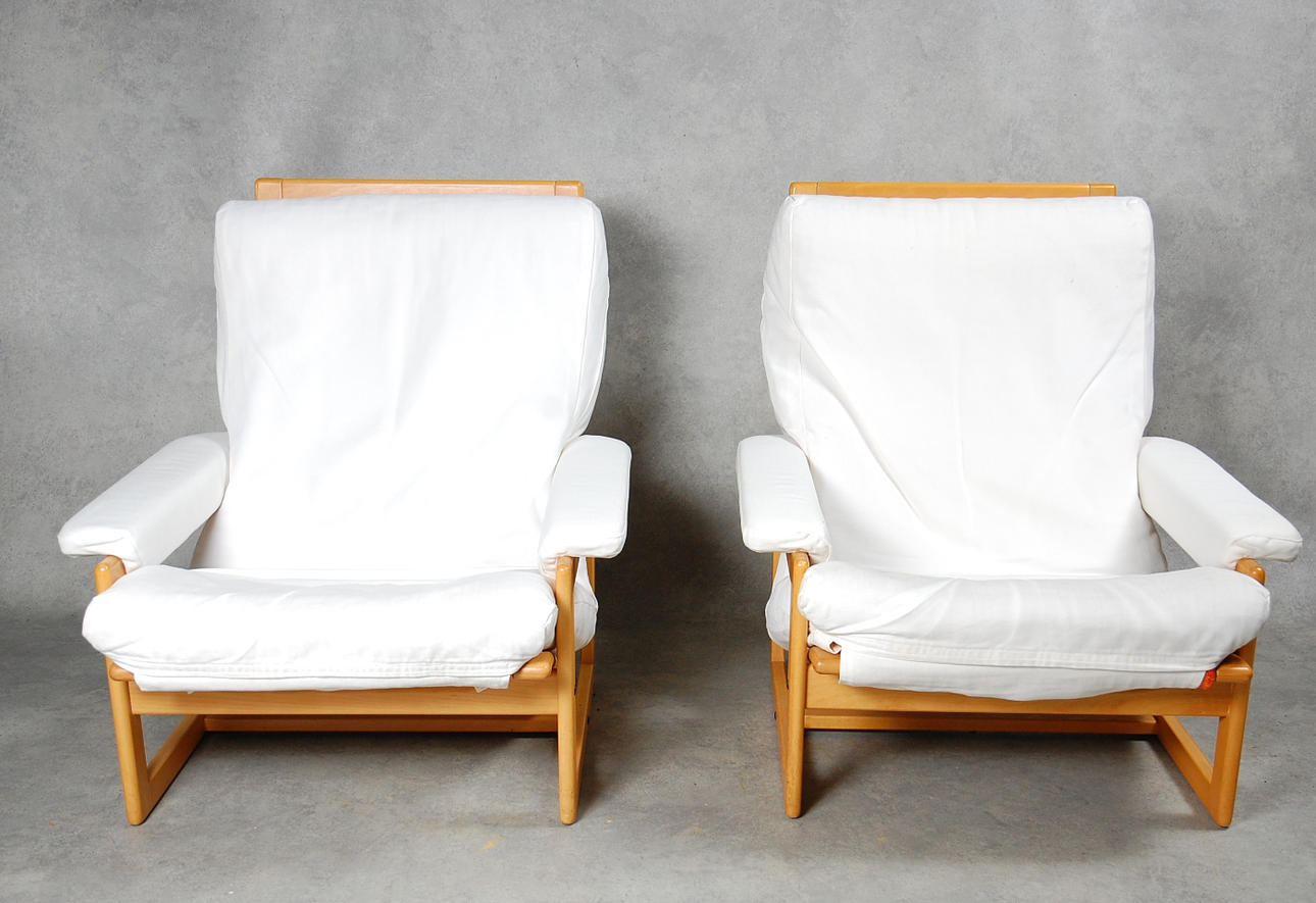 FÅTÖLJER, 1 par, 1960-70-tal.