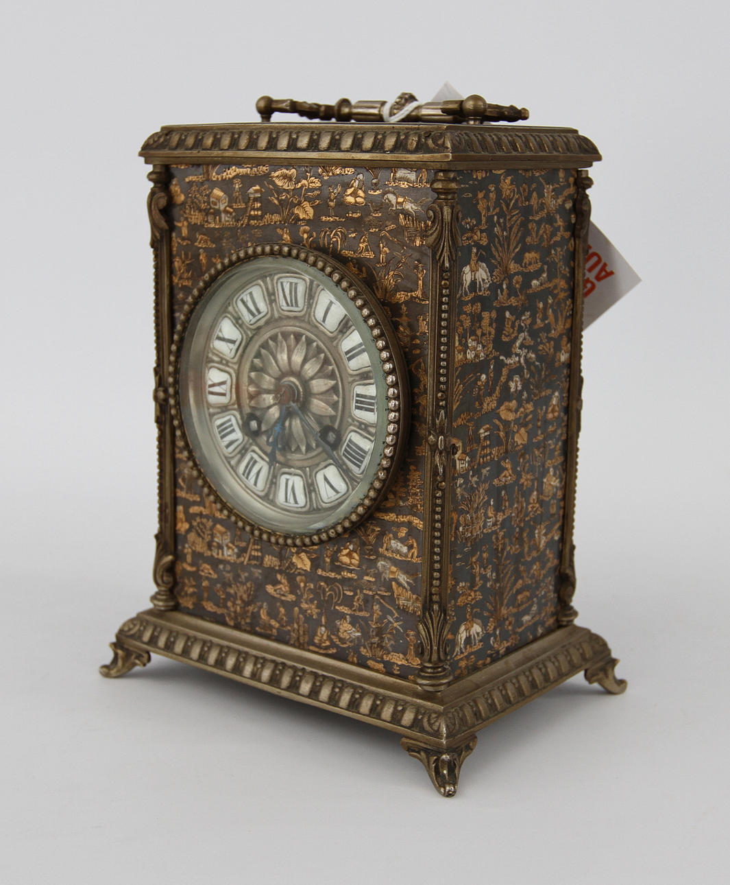 BORDSUR, metall, omkring 1900.