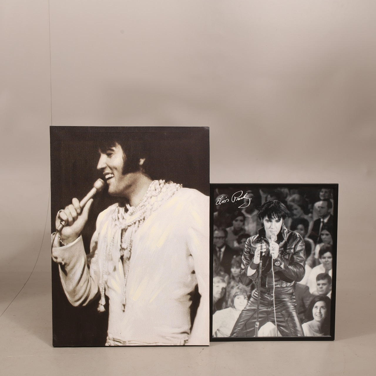 ELVIS PRESLEY, Gemälde und Plakat, England.