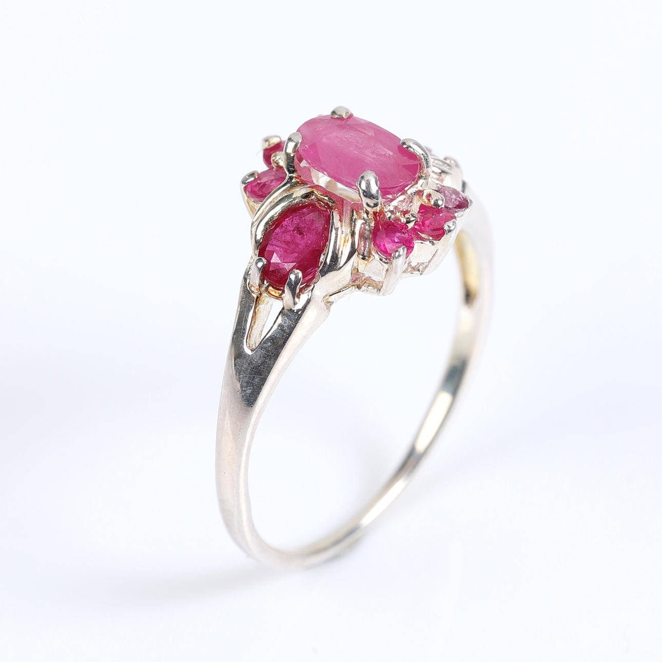 RING, Sterling silver, Rubiner.