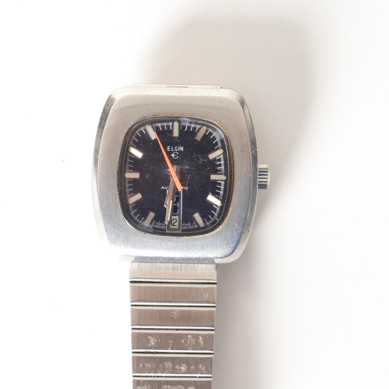 BRACELET WATCH, Elgin, steel.