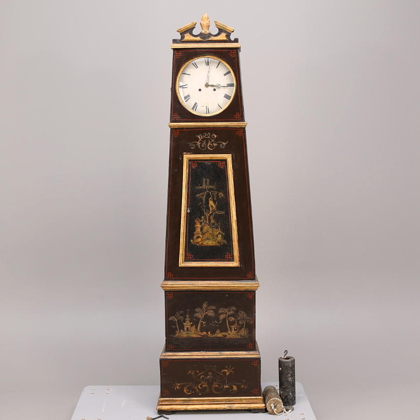 GOLVUR, 1800-tal, bemålat.