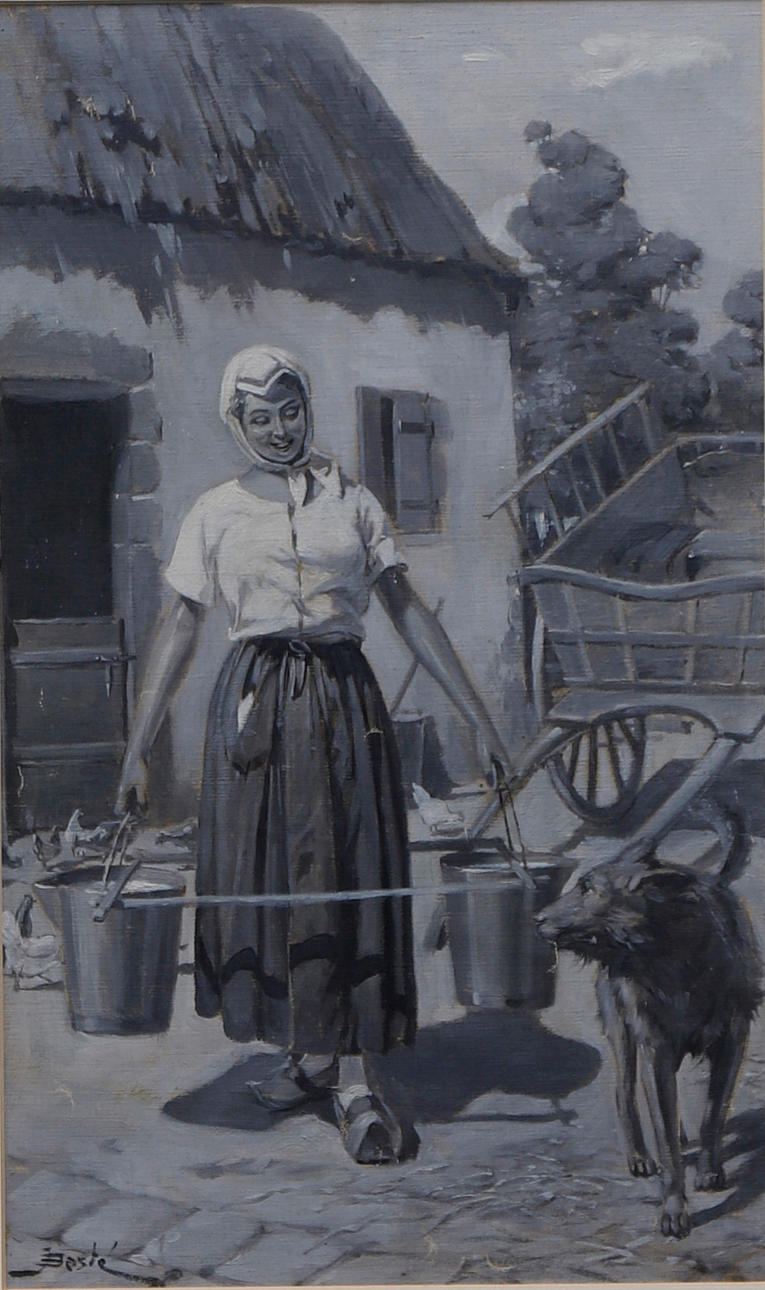 JOSÉ BASTÉ. A girl.