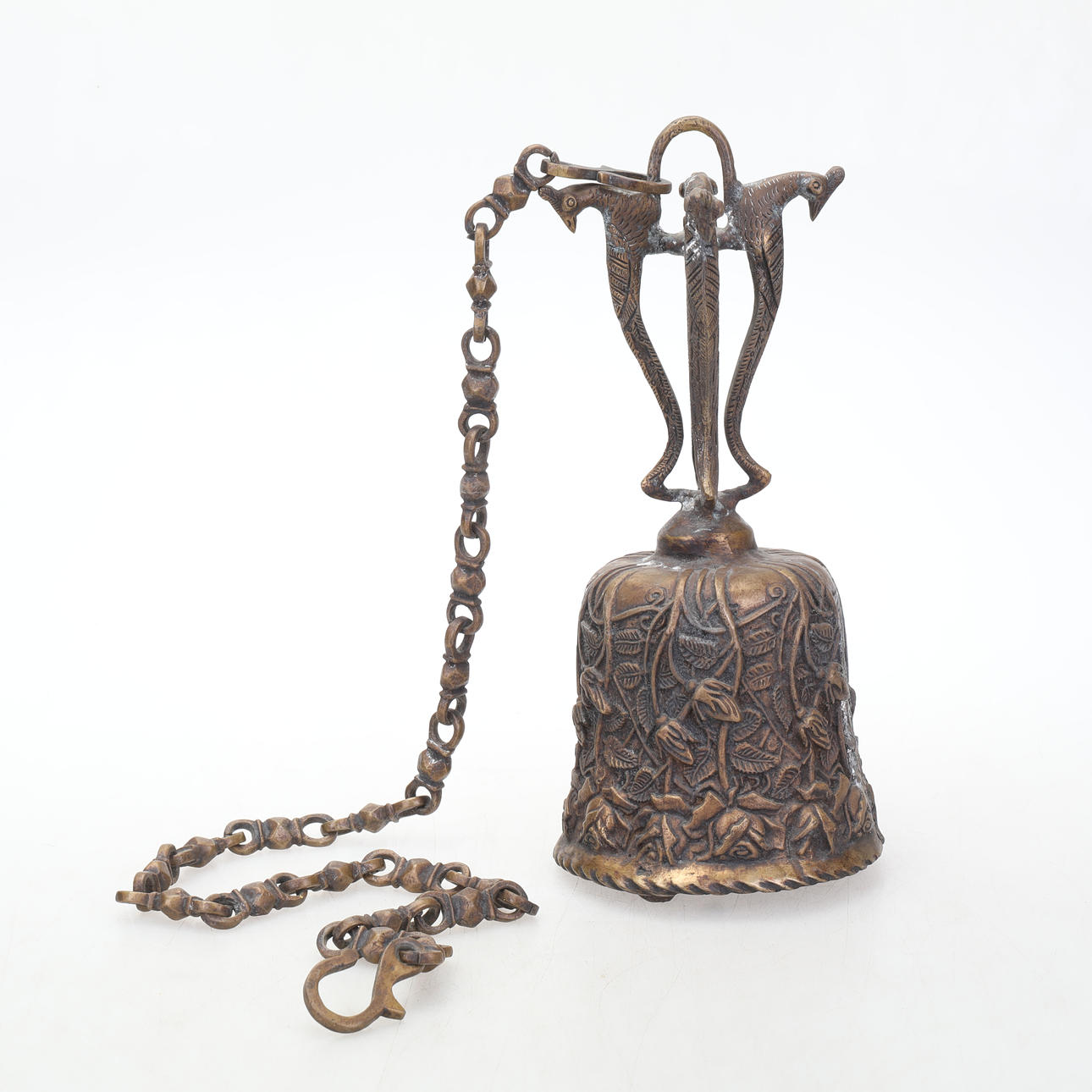 KLOCKA /BJÄLLRA, metall , orientalisk.