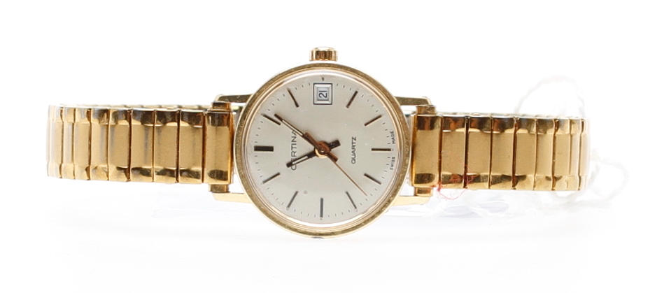 DAMARMBANDSUR, Certina, 18k.