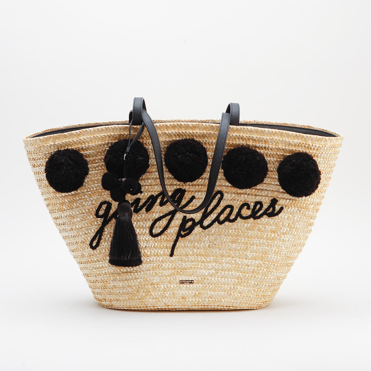 STROHTASCHE, Tote-Modell, Kate Spade New York.