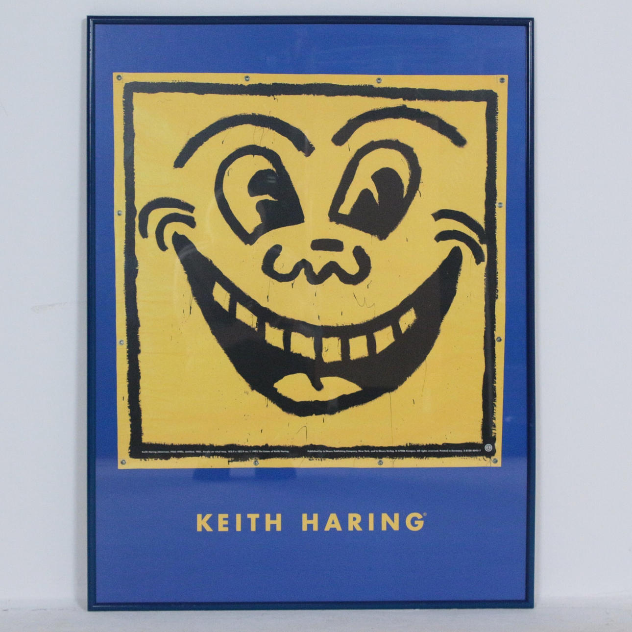 KEITH HARING. Efter. 'Smil', Plakat/Print.