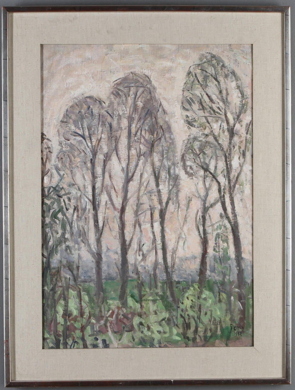 ARTHUR PERCY. "Träd", olja på duk, signerad samt daterad 1962.