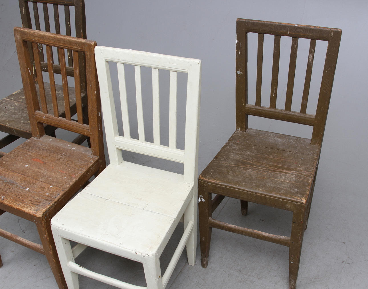 STOLAR, 4 st, allmoge, 1800-tal.