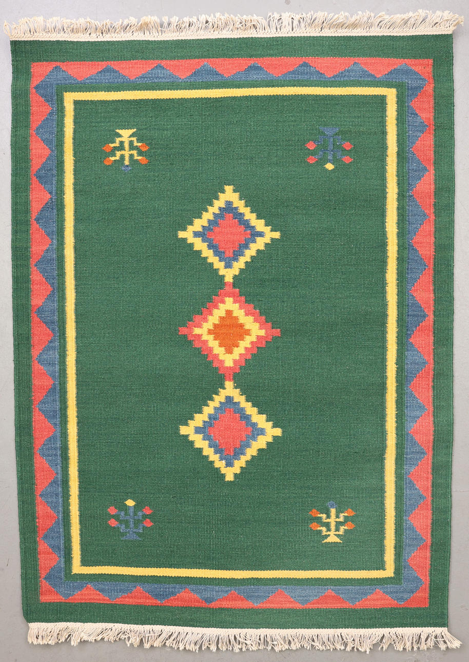 MATTA, indisk kelim, 191 x 138 cm. Mattor & Textil - Mattor - Auctionet