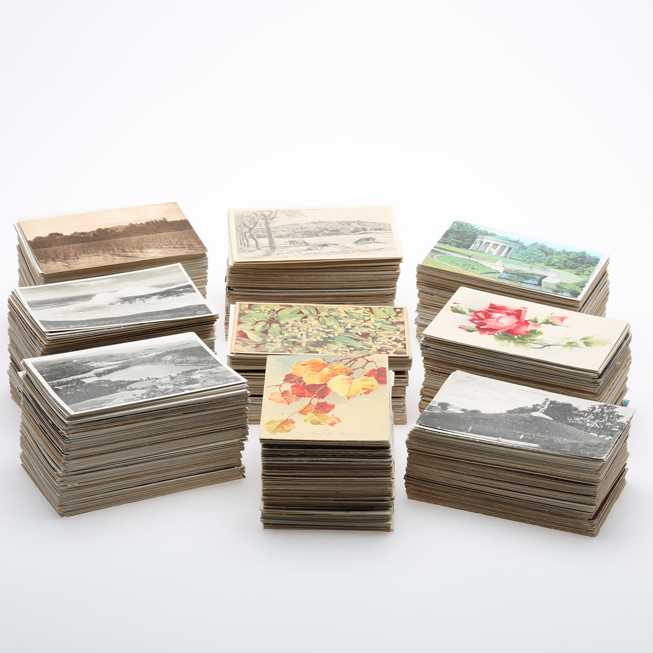 POSTCARD, about 1700 pieces, year 1908-60s.