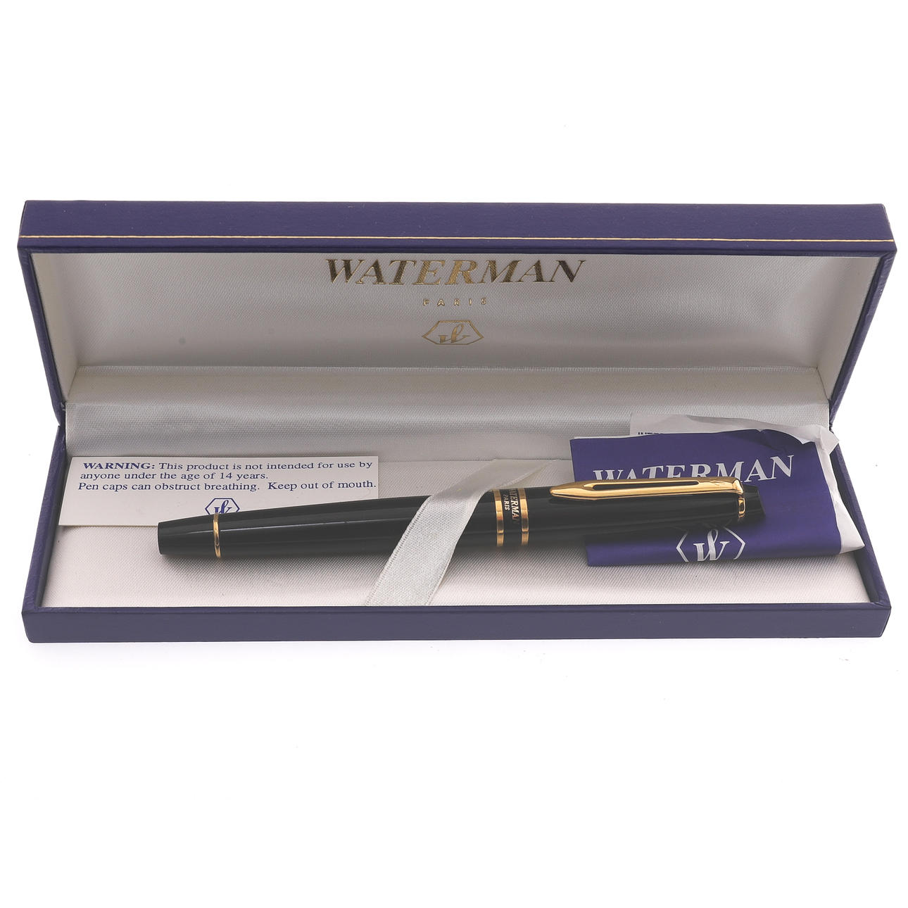 A WATERMAN PARIS EXPERT FÜLLFEDERHALTER, IN ORIGINALVERPACKUNG.