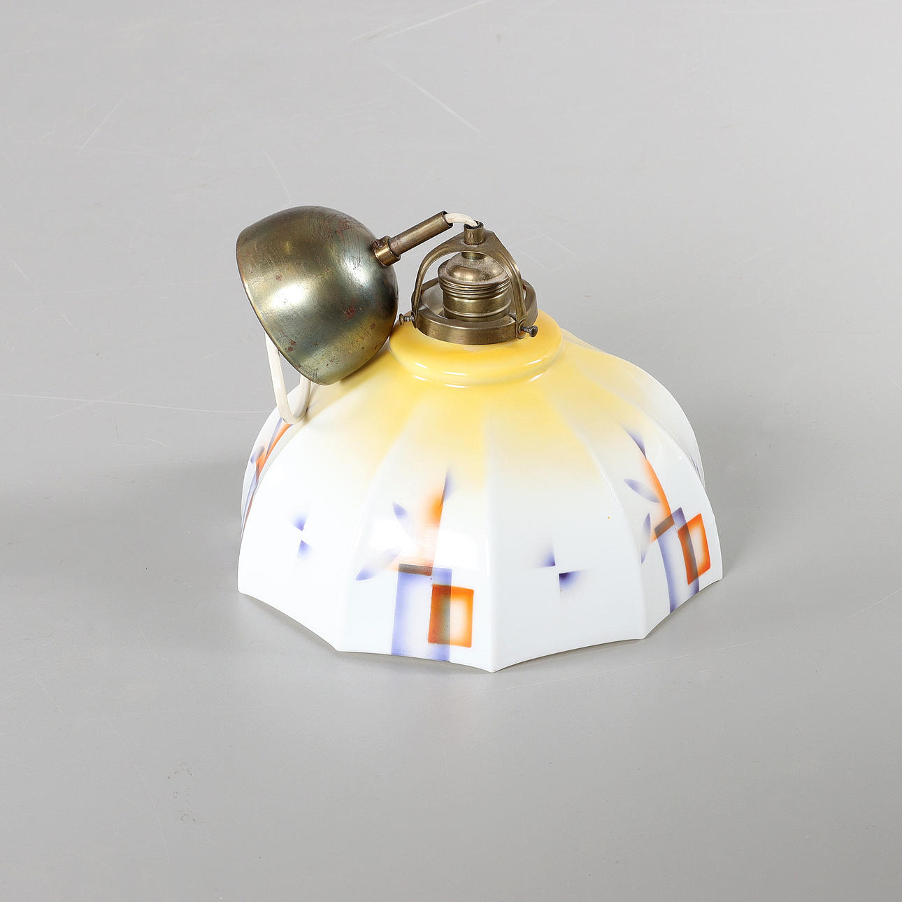 CEILING PENDANT, glass, Art Déco, 1930s.