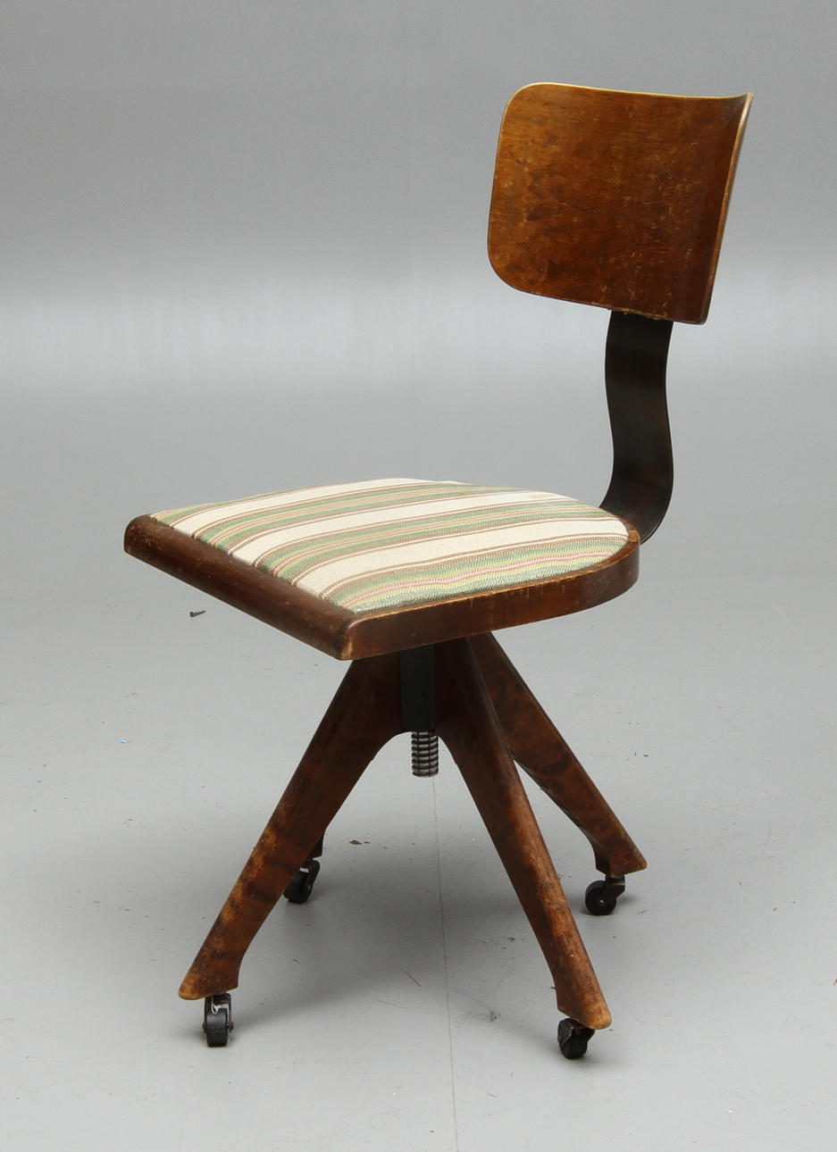 SKRIVBORDSSTOL, Tranås Kontorsmöbler, 1900-talets första hälft.