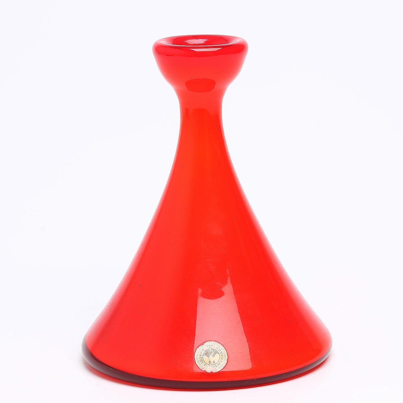 VAS, glass, labelled, Kastrup Holmegaard, Denmark.