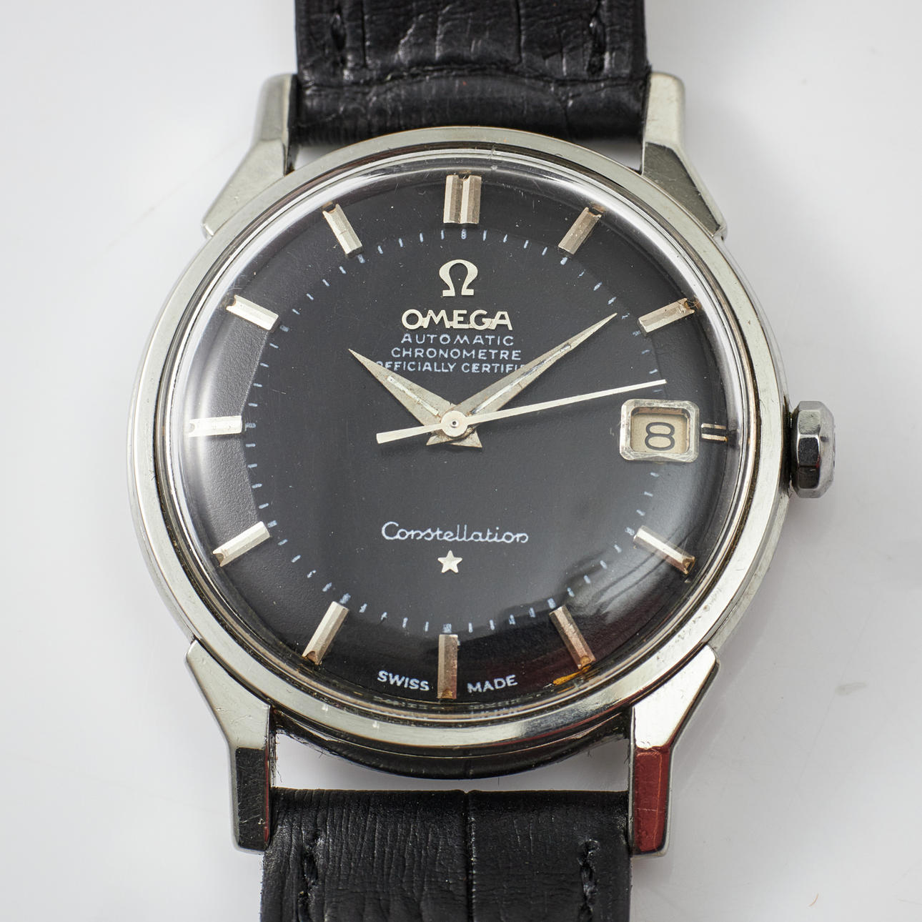 OMEGA, armbandsur, Constellation, stål, ca 1966.