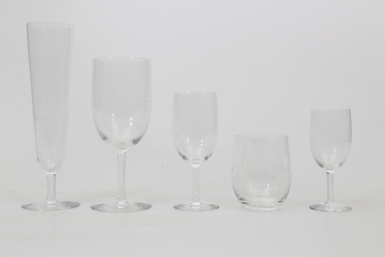 GLASSERVIS, 50 delar, 1950-tal.