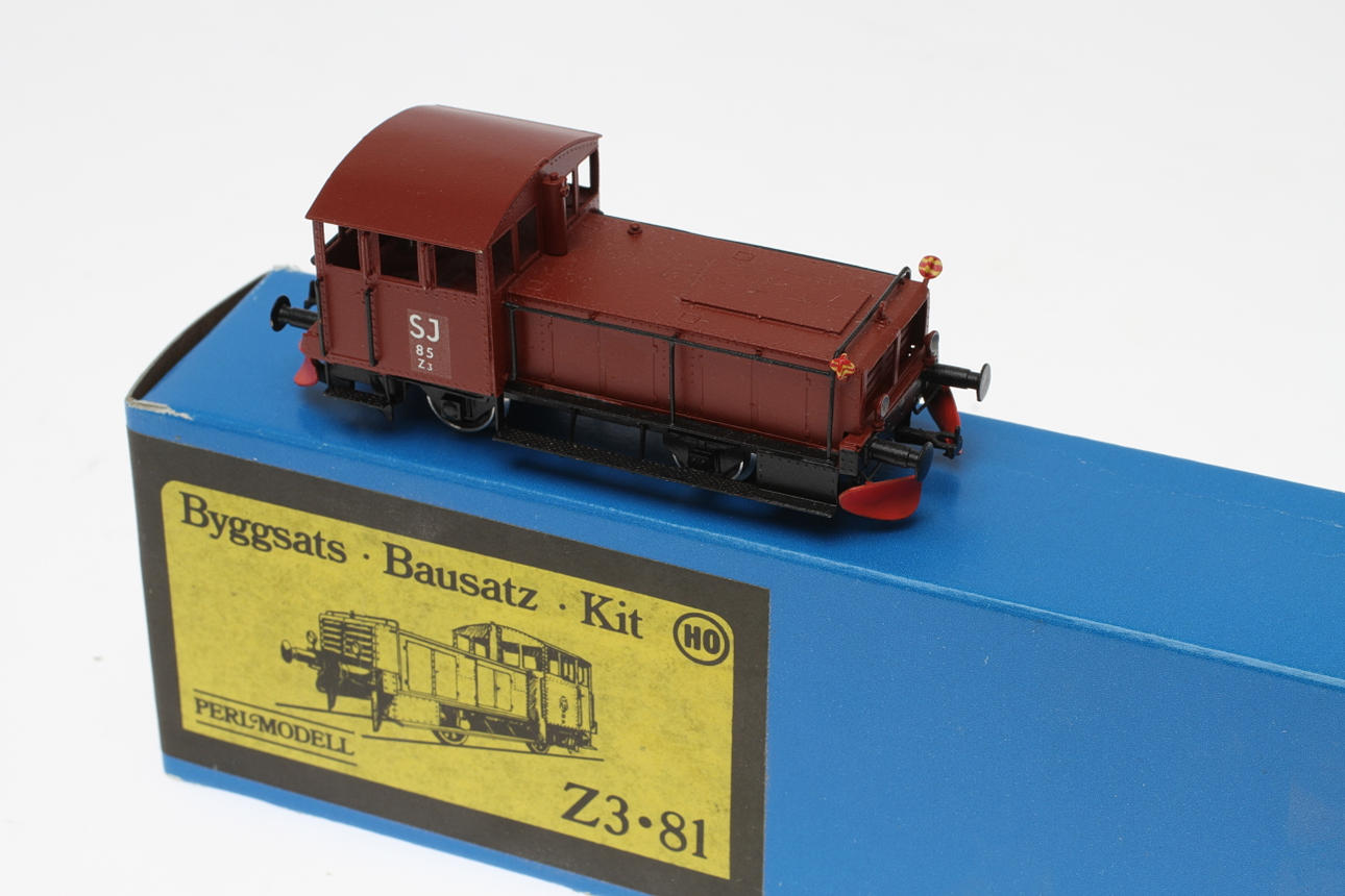 MODELLTÅG byggd byggsats PERLMODELL Z3 i originalkartong.
