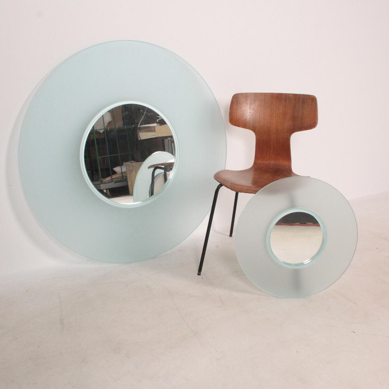 Väggspegel set - postmodern.