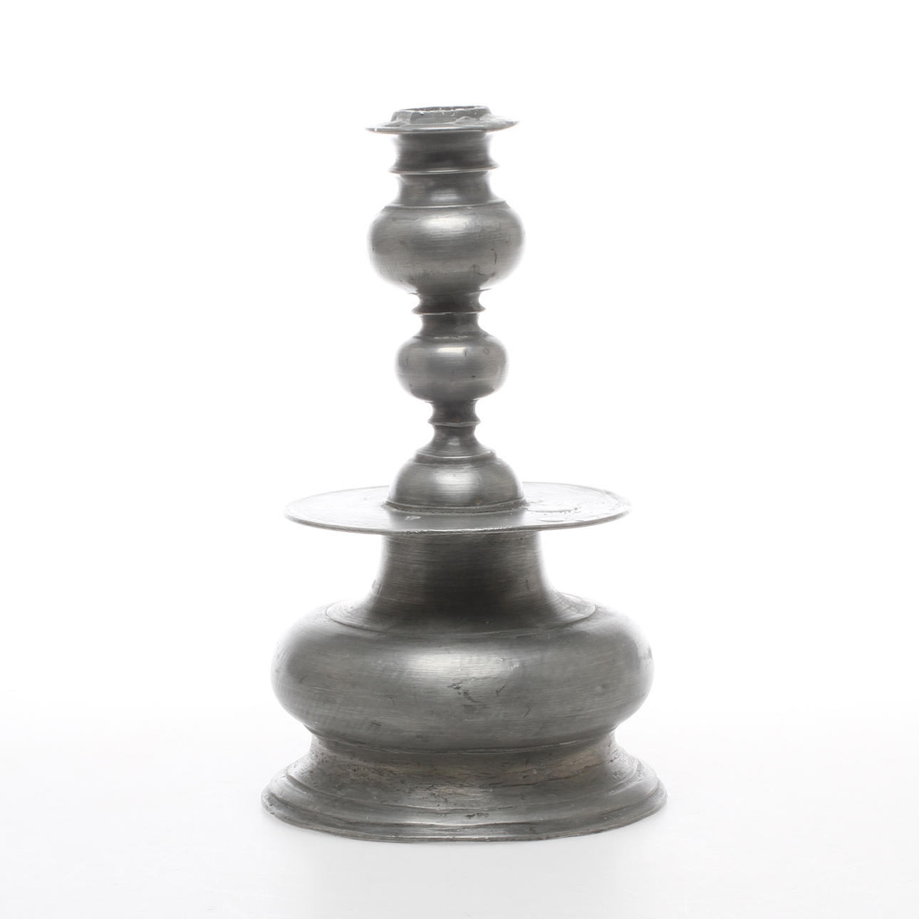 LJUSSTAKE, tenn, barockstil, 1900-tal.