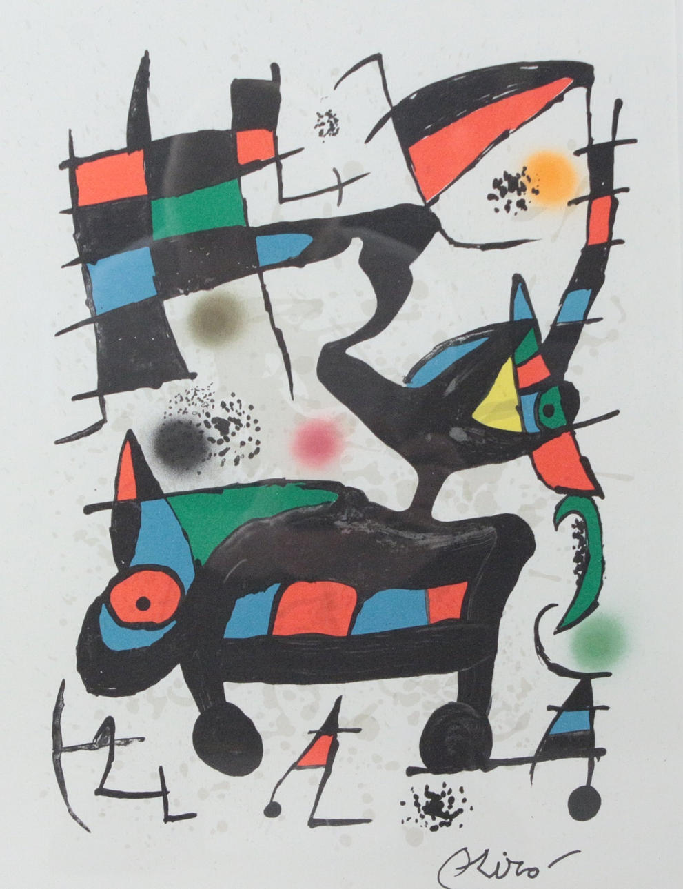 JOAN MIRÓ. Efter. 'Oda a Joan Miró', 1973, tryk.