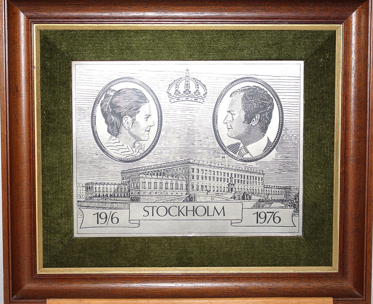 BRÖLLOPSTAVLA, stämplat silver 925, GFAB, numrerad 284/2500.