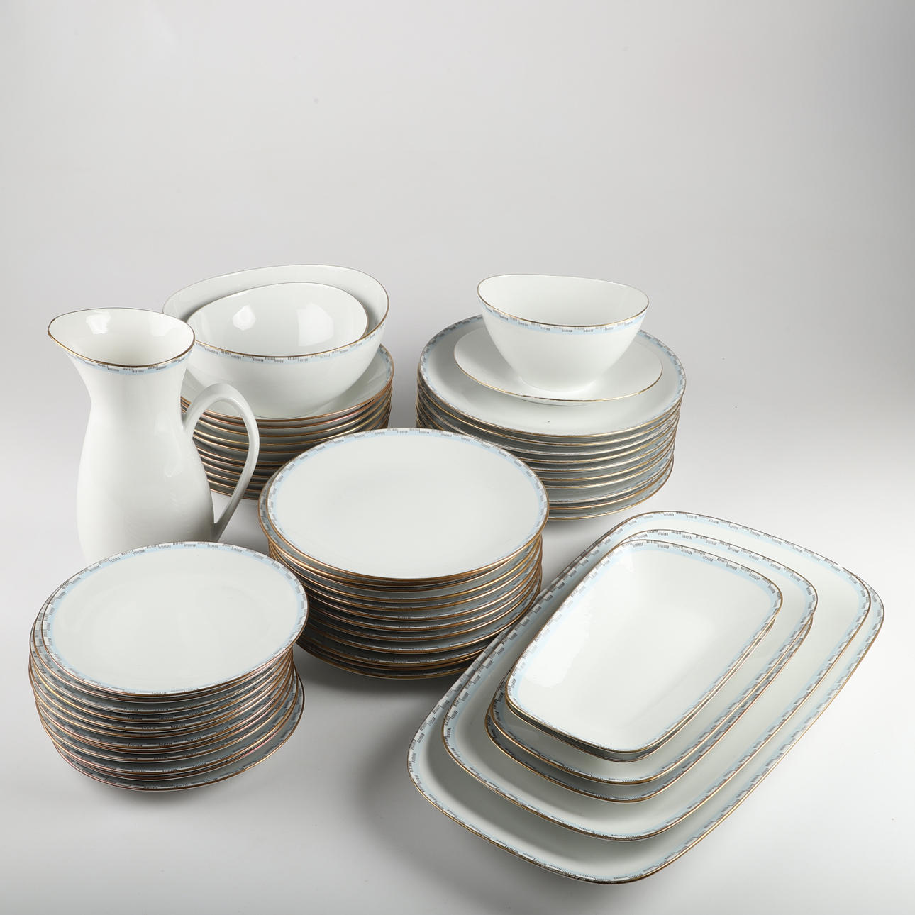 MATSERVIS, 55 delar, "Princess", Rörstrand.