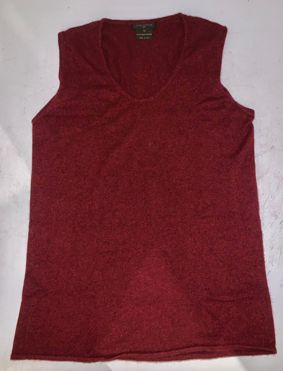 Louis Vuitton cashmere wool waistcoat.