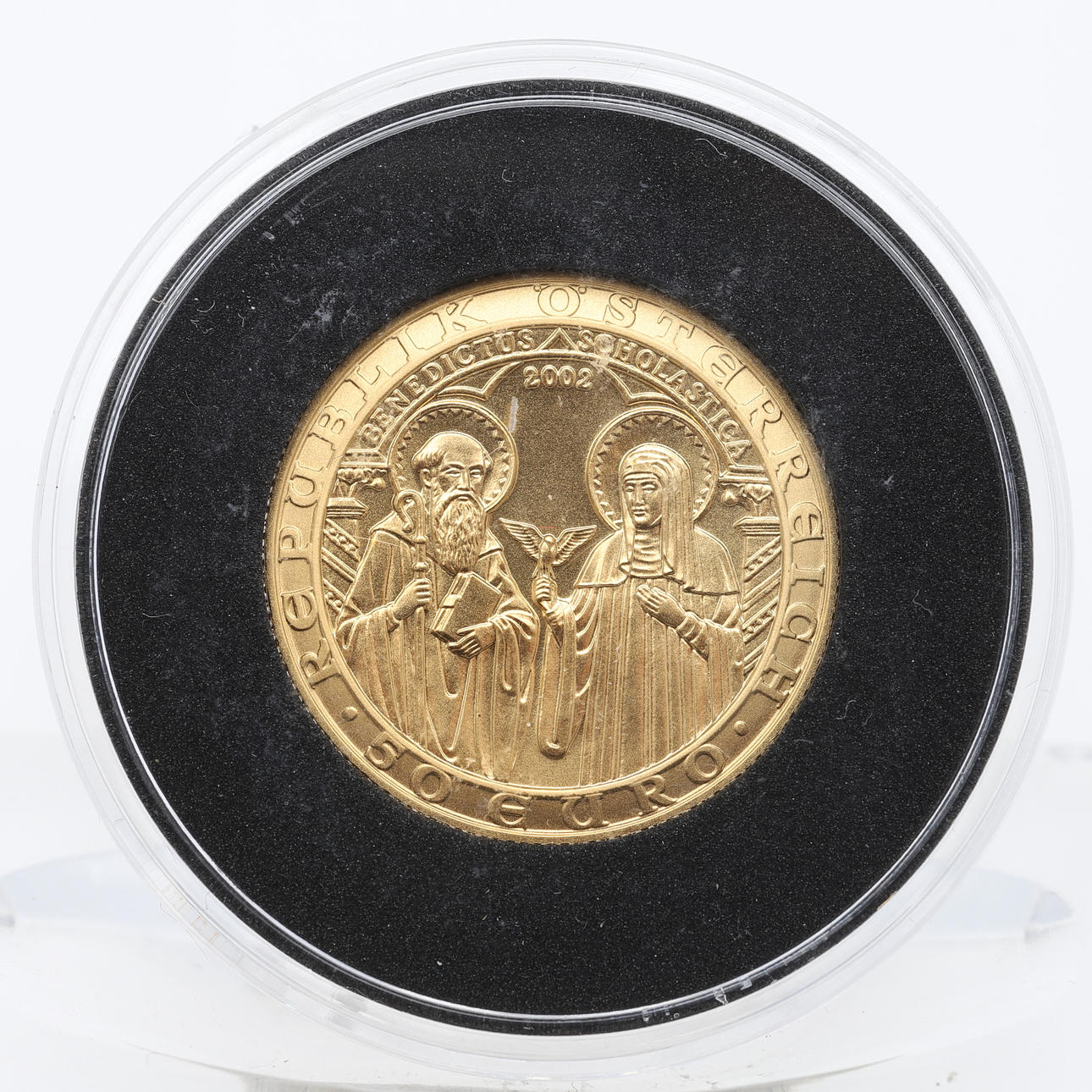 GOLDMÜNZE, 50 Euro, Österreich, 2002.