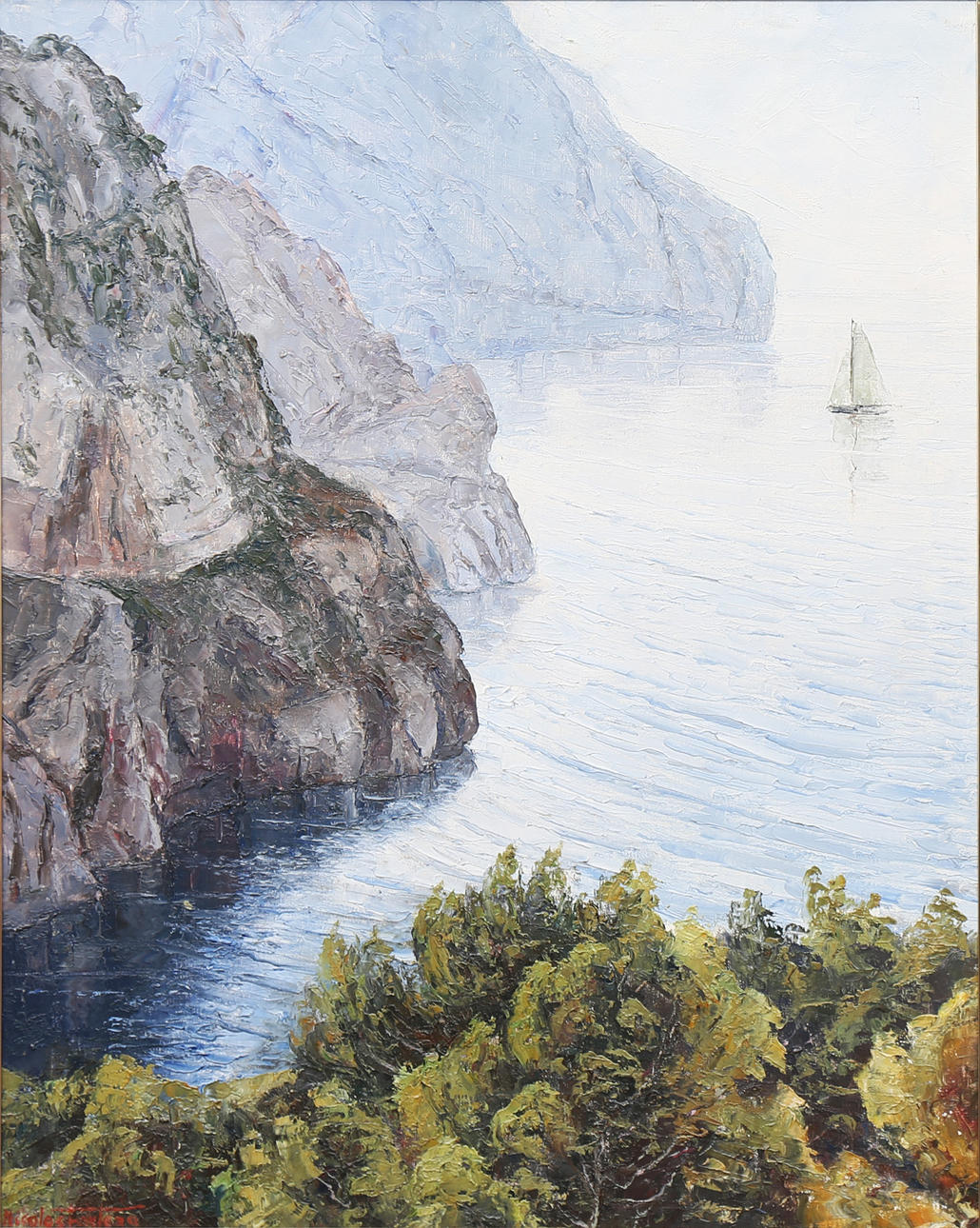 NICOLÁS FORTEZA FORTEZA. "Acantilados".