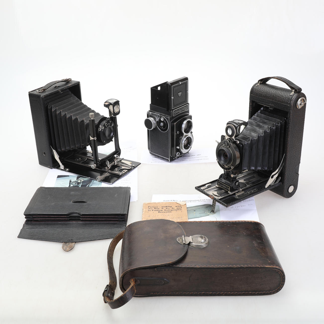 VARIOCAMERA, Rolleicord, Kodak and accessories.