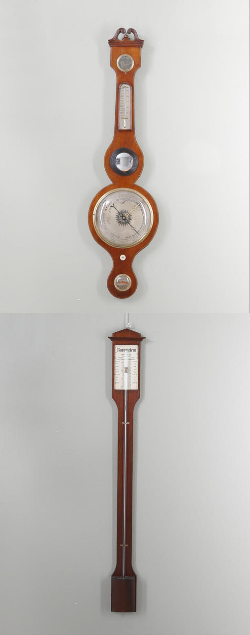 BAROMETER samt TERMOMETER, 2 st.