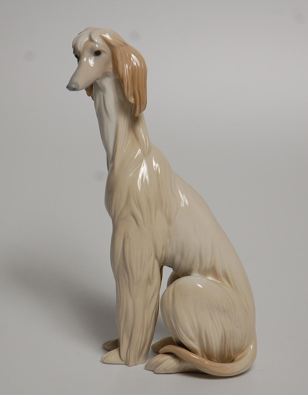 FIGURIN " Afghanhund " porslin, lladro.